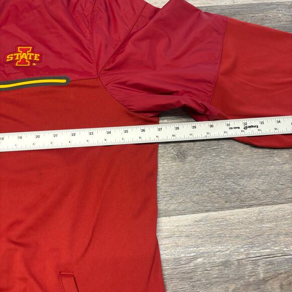 Nike Dri Fit Iowa State Cyclones ISU Red 2XL Mini Swoosh NCAA Windbreaker Jacket - Picture 7 of 10